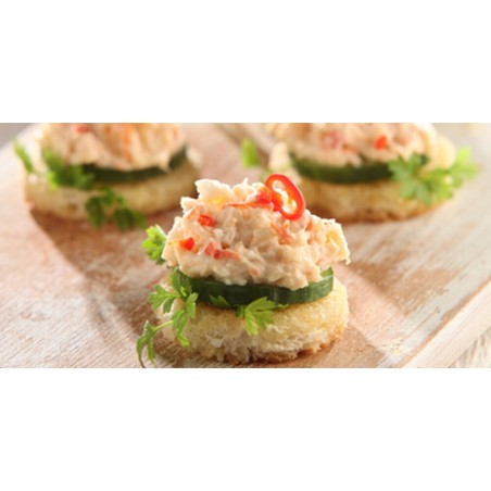 Salade de crabe tartinable